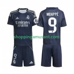 Real Madrid Mbappé Kylian 9 Enfant Extérieur 2025-2026 Manche Courte Maillot de Foot