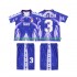 Real Madrid R CARLOS 3 1996-1997 Rétro Enfant Extérieur Manche Courte Maillot de Foot