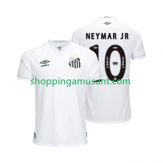 Santos FC NEYMAR JR 10 Homme Domicile 2025-2026 Manche Courte Maillot de Foot