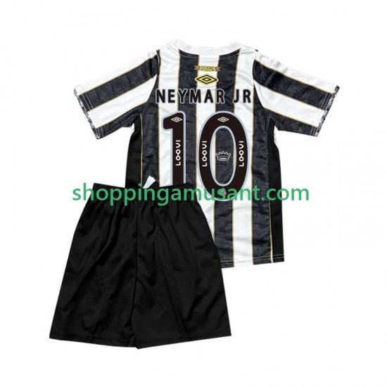 Santos FC Neymar JR 10 Enfant Extérieur 2025-2026 Manche Courte Maillot de Foot