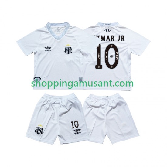 Santos FC Neymar JR 10 Enfant Domicile 2025-2026 Manche Courte Maillot de Foot