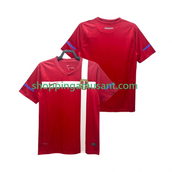 Serbie Rétro Homme Domicile 2010 Manche Courte Maillot de Foot