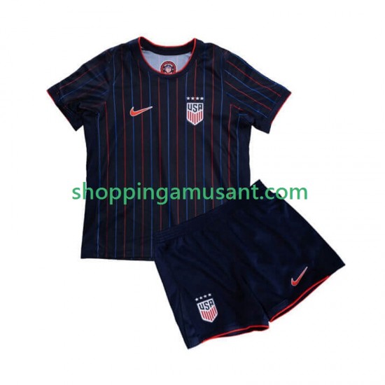 États-Unis Enfant Extérieur 2025 Manche Courte Maillot de Foot