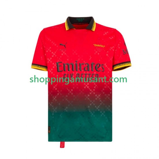 Maillot de Foot AC Milan Gardien Homme 4ème 2024-2025 Manche Courte