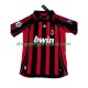 Maillot de Foot AC Milan KAKA 8 2007 Rétro Homme Domicile 2006 Manche Courte