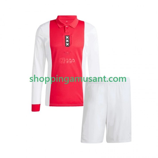 Maillot de Foot Ajax Amsterdam Anniversary Enfant Domicile 2024-2025 Manche Longue