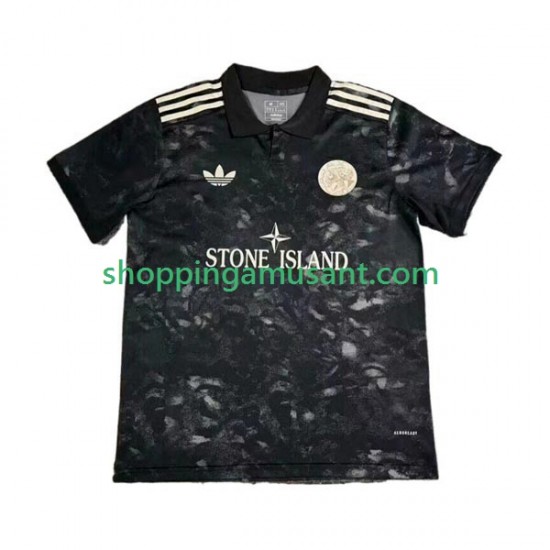 Maillot de Foot Ajax Amsterdam Stone Island Homme 2024-2025 Manche Courte