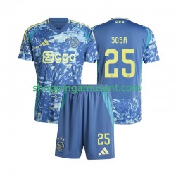 Maillot de Foot Ajax Amsterdam Wout Weghorst 25 Enfant Extérieur 2024-2025 Manche Courte
