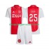 Maillot de Foot Ajax Amsterdam Wout Weghorst 25 Enfant Domicile 2024-2025 Manche Courte
