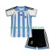 Maillot de Foot Argentine Rétro Enfant Domicile 2006 Manche Courte