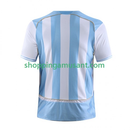 Maillot de Foot Argentine Rétro Homme Domicile 2006 Manche Courte