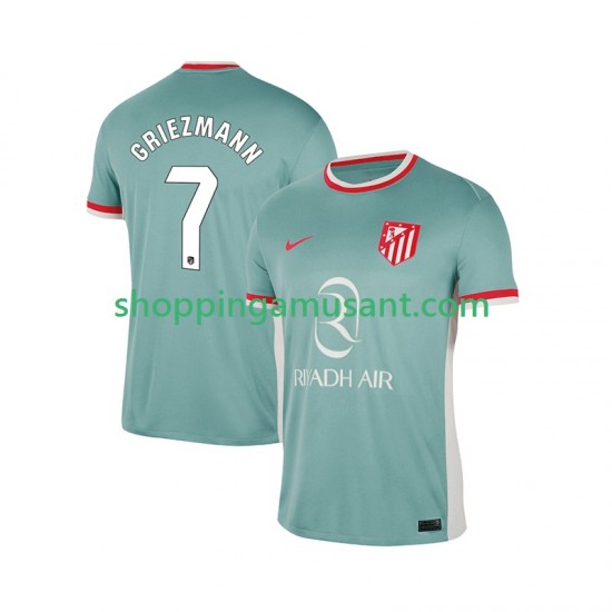 Maillot de Foot Atlético Madrid Antoine Griezmann 7 Homme Extérieur 2024-2025 Manche Courte