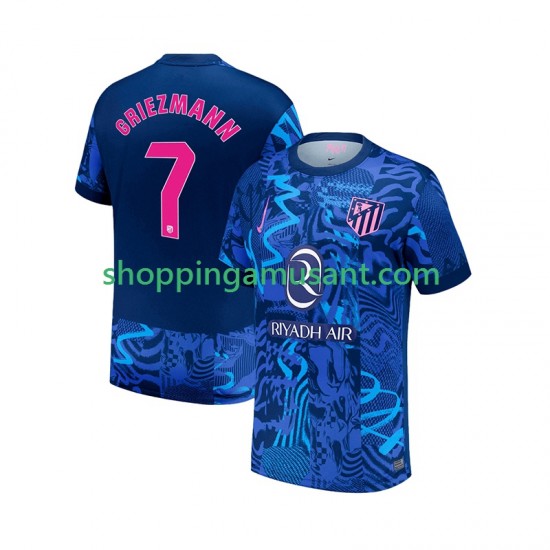 Maillot de Foot Atlético Madrid Antoine Griezmann 7 Homme Neutre 2024-2025 Manche Courte