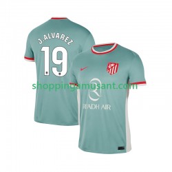 Maillot de Foot Atlético Madrid Julian Alvarez 19 Homme Extérieur 2024-2025 Manche Courte