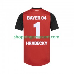 Maillot de Foot Bayer 04 Leverkusen HRADECKY 1 Homme Domicile 2024-2025 Manche Courte