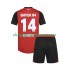 Maillot de Foot Bayer 04 Leverkusen Patrik Schick 14 Enfant Domicile 2024-2025 Manche Courte