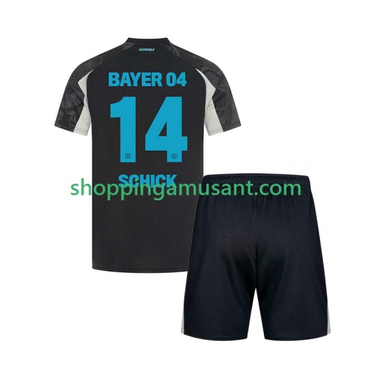 Maillot de Foot Bayer 04 Leverkusen Patrik Schick 14 Enfant Neutre 2024-2025 Manche Courte