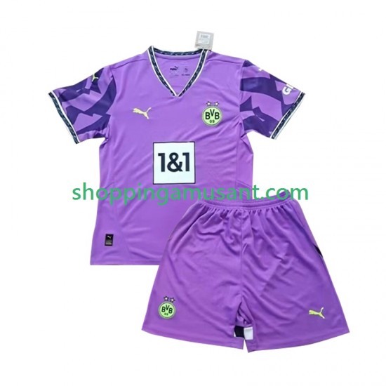 Maillot de Foot Borussia Dortmund Special Gardien Enfant Domicile 2024-2025 Manche Courte