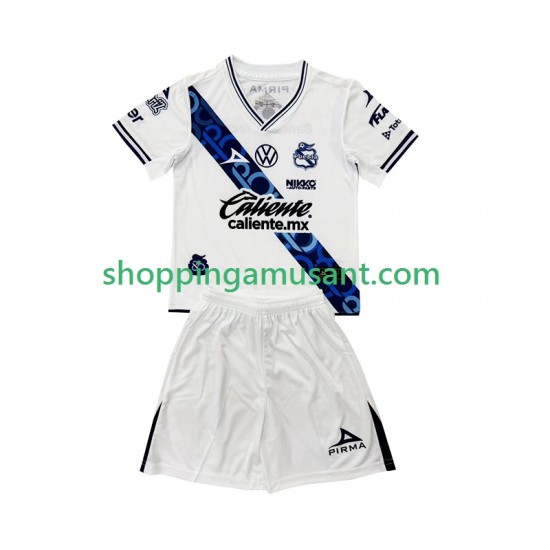 Maillot de Foot Club Puebla Enfant Domicile 2024-2025 Manche Courte