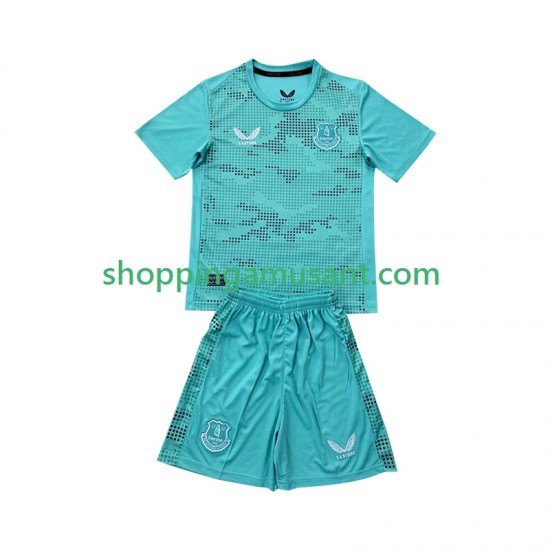 Maillot de Foot Everton Gardien Enfant Extérieur 2024-2025 Manche Courte