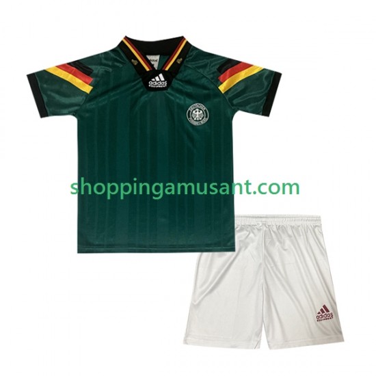 Maillot de Foot Allemagne 1992 Rétro Enfant Extérieur Manche Courte