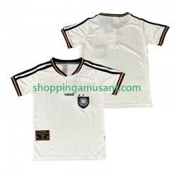 Maillot de Foot Allemagne 1996 Rétro Homme Domicile Manche Courte