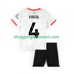 Maillot de Foot Liverpool VIRGIL 4 Enfant Neutre 2024-2025 Manche Courte