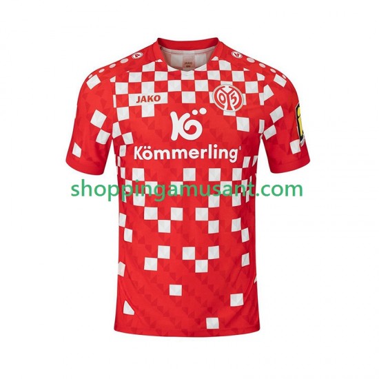 Maillot de Foot Mainz 05 Homme Domicile 2024-2025 Manche Courte