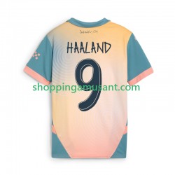 Maillot de Foot Manchester City Haaland 9 Homme 4ème 2024-2025 Manche Courte