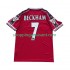 Maillot de Foot Manchester United Beckham 7 Rétro Homme Domicile 1999 1998 Manche Courte