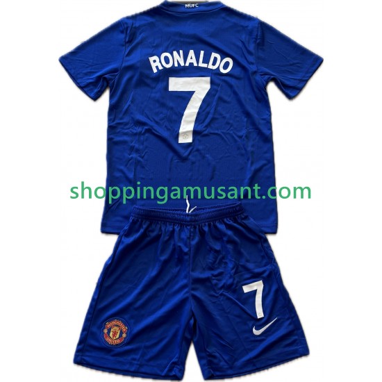 Maillot de Foot Manchester United Cristiano Ronaldo 7 2009 Rétro Enfant Neutre 2008 Manche Courte