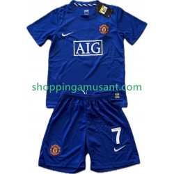 Maillot de Foot Manchester United Cristiano Ronaldo 7 2009 Rétro Enfant Neutre 2008 Manche Courte