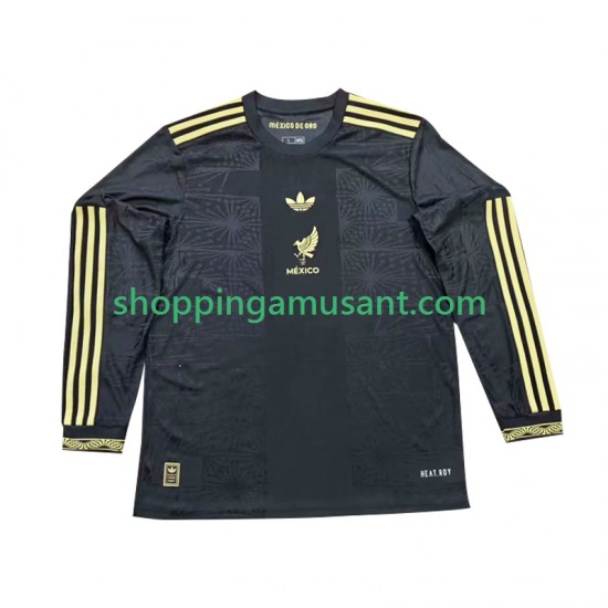 Maillot de Foot Mexique Gold Cup Homme Domicile 2025 Manche Longue