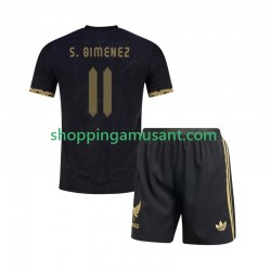 Maillot de Foot Mexique Santiago Gimenez 11 Gold Cup Enfant Domicile 2025 Manche Courte