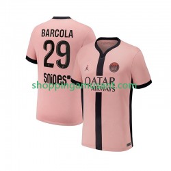 Maillot de Foot Paris Saint-Germain Bradley Barcola 29 Homme Neutre 2024-2025 Manche Courte