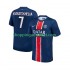 Maillot de Foot Paris Saint-Germain Khvicha Kvaratskhelia 7 Homme Domicile 2024-2025 Manche Courte