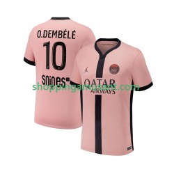 Maillot de Foot Paris Saint-Germain Ousmane Dembele 10 Homme Neutre 2024-2025 Manche Courte