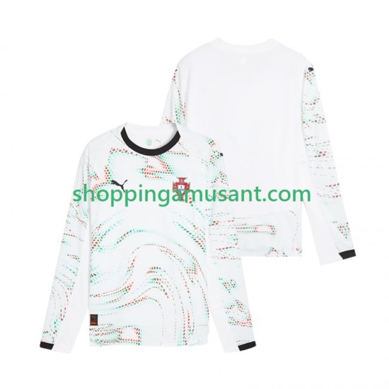 Maillot de Foot Portugal Homme Extérieur 2025 Manche Longue