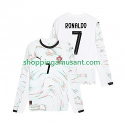 Maillot de Foot Portugal Cristiano Ronaldo 7 Homme Extérieur 2025 Manche Longue