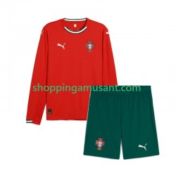 Maillot de Foot Portugal Enfant Domicile 2025 Manche Longue