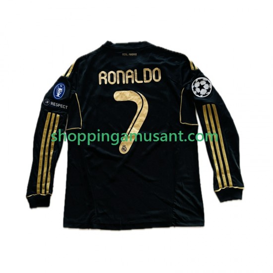 Maillot de Foot Real Madrid Cristiano Ronaldo 7 -2012 Homme Extérieur 2011 Manche Longue