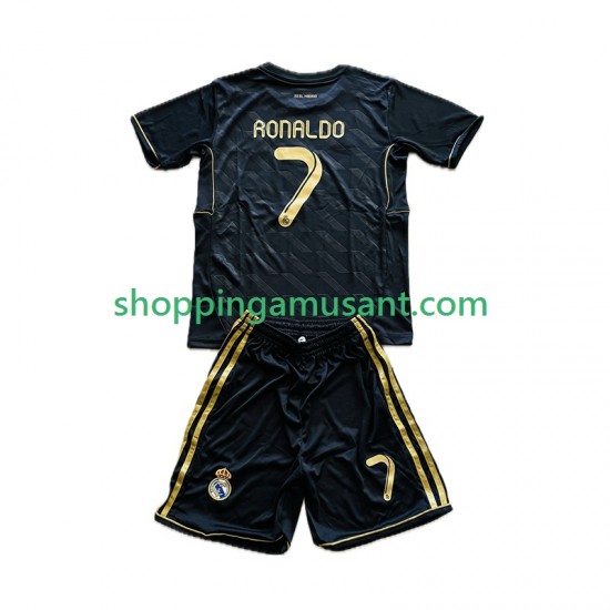 Maillot de Foot Real Madrid Cristiano Ronaldo 7 2012 Rétro Enfant Extérieur 2011 Manche Courte
