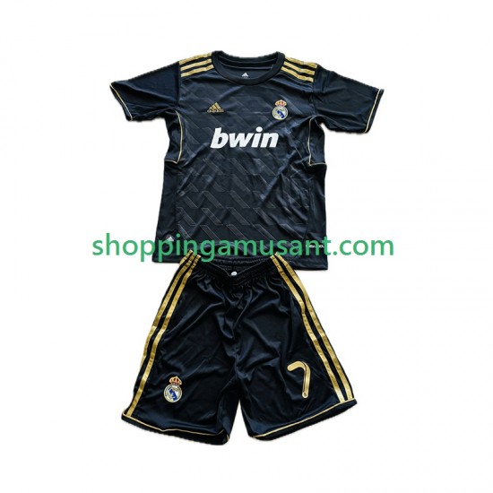 Maillot de Foot Real Madrid Cristiano Ronaldo 7 2012 Rétro Enfant Extérieur 2011 Manche Courte
