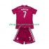 Maillot de Foot Real Madrid Cristiano Ronaldo 7 2014 2015 Rétro Enfant Extérieur Manche Courte
