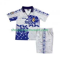 Maillot de Foot Real Madrid 1996 1997 Rétro Enfant Neutre Manche Courte