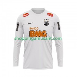 Maillot de Foot Santos FC 2012 Rétro Homme Domicile 2011 Manche Longue