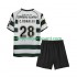 Maillot de Foot Sporting CP Cristiano Ronaldo 28 2001 2003 Rétro Enfant Domicile Manche Courte