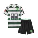 Maillot de Foot Sporting CP 2001 2003 Rétro Enfant Domicile Manche Courte