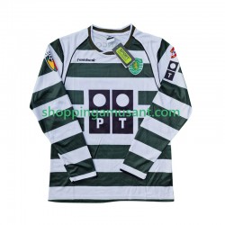 Maillot de Foot Sporting CP 2001 2003 Rétro Homme Domicile Manche Longue