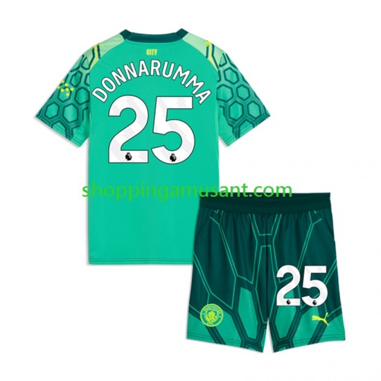 Maillot de Foot Manchester City Gianluigi Donnarumma Gardien Enfant Domicile 2026-2027 Manche Courte